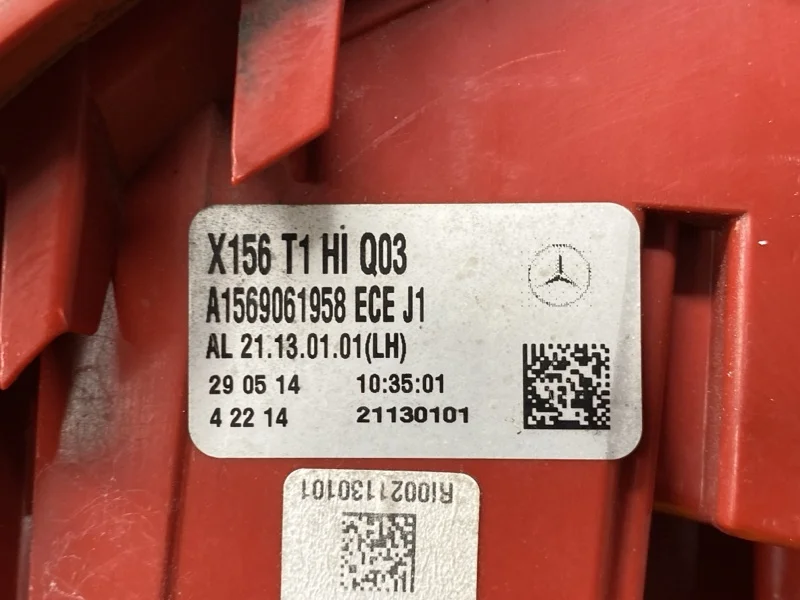 Фонарь задний левый Mercedes-Benz GLA-Class X156 - миниатюра 10