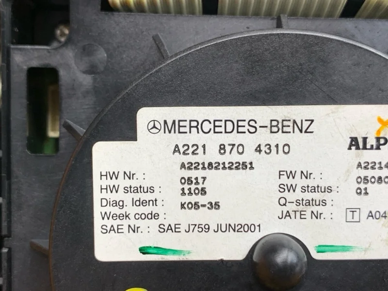 Джойстик мультимедиа Mercedes-Benz S-Class W221 - миниатюра 9