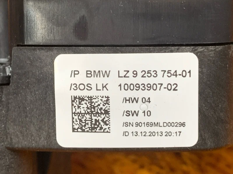 Блок подрулевых переключателей BMW X3 F25 N47D20C - миниатюра 8
