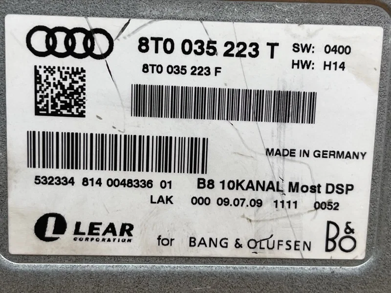 Усилитель звука Audi A5 8T CDN 2010 - миниатюра 5