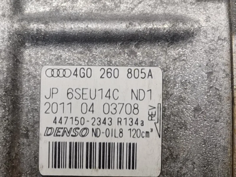 Компрессор кондиционера Audi A6 C7/4G CHV 2011 - миниатюра 8
