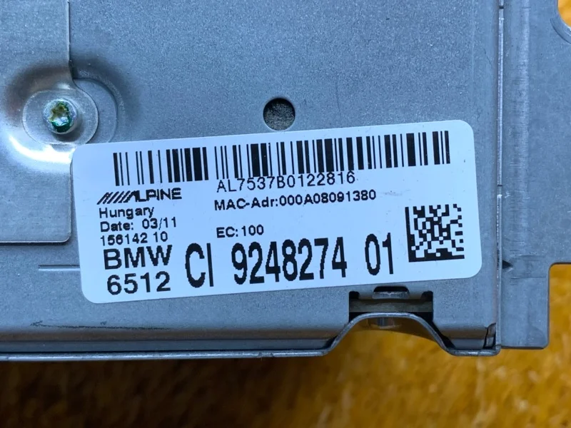 Магнитола BMW 5-Series F11 N52B25A 2011 - миниатюра 4