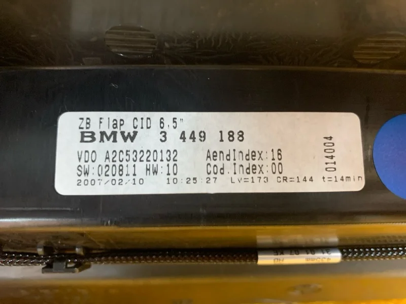 Монитор BMW X3 E83 N52B25A 2006 - миниатюра 7
