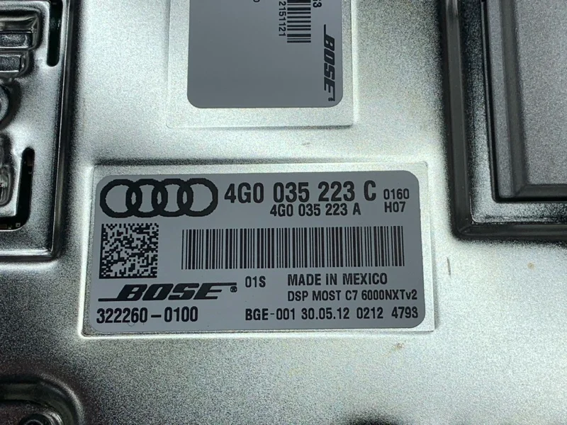 Усилитель звука Audi A6 C7/4G CHJ 2012 - миниатюра 5