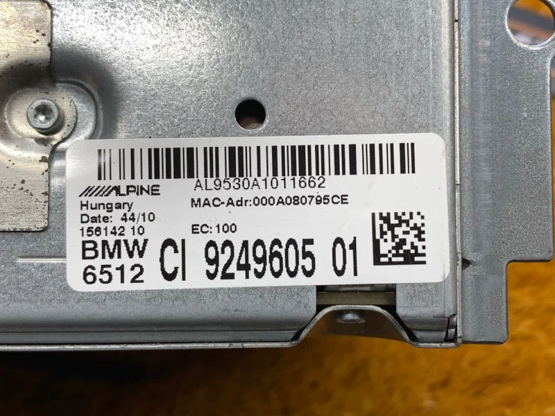 Магнитола BMW X3 F25 N52B30A 2011 - миниатюра 6