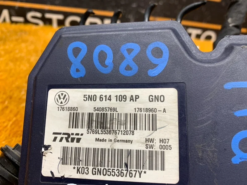 Блок ABS Volkswagen Tiguan 5N CCZ 2012 - миниатюра 7