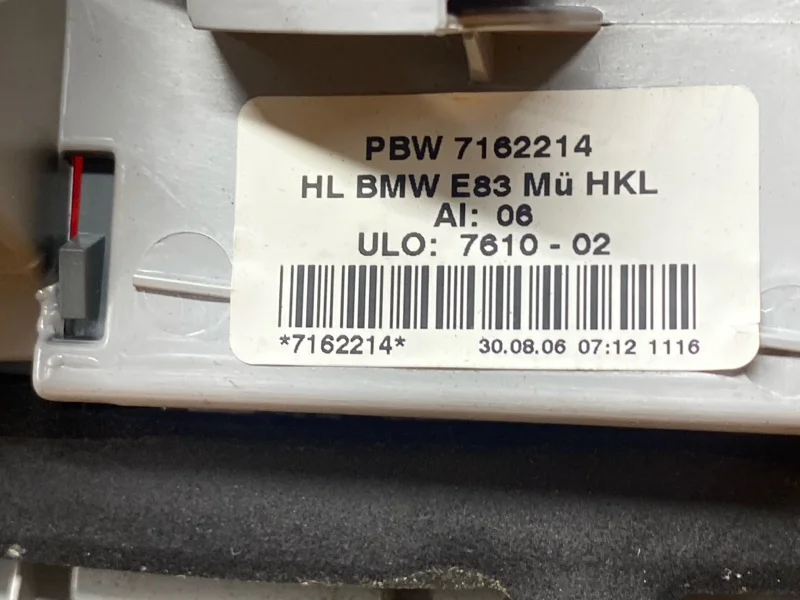 Фонарь крышки багажника правый BMW X3 E83 N52B25A - миниатюра 7