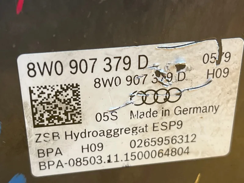 Блок ABS Audi A4 B9/8W CVK 2015 - миниатюра 8