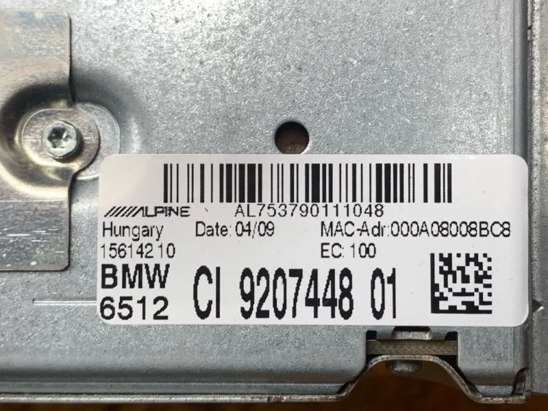 Магнитола BMW 7-Series F02 N63B44A 2009 - миниатюра 8