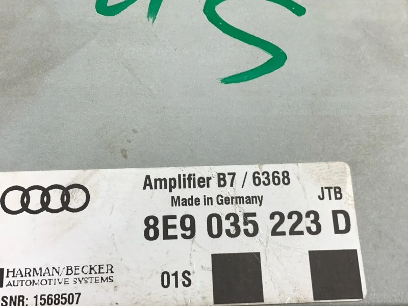 Усилитель звука Audi A4 B7/8E BFB 2006 - миниатюра 5