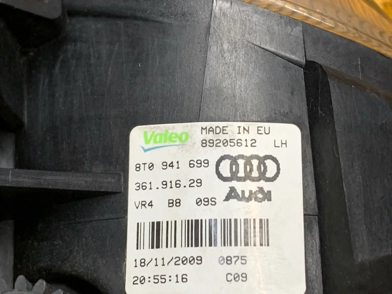 Фара противотуманная левая Audi A4 B8/8K CDN 2010 - миниатюра 9