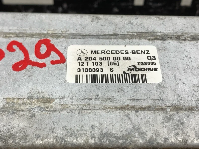 Интеркулер Mercedes-Benz C-Class C204 271.820 2012 - миниатюра 9