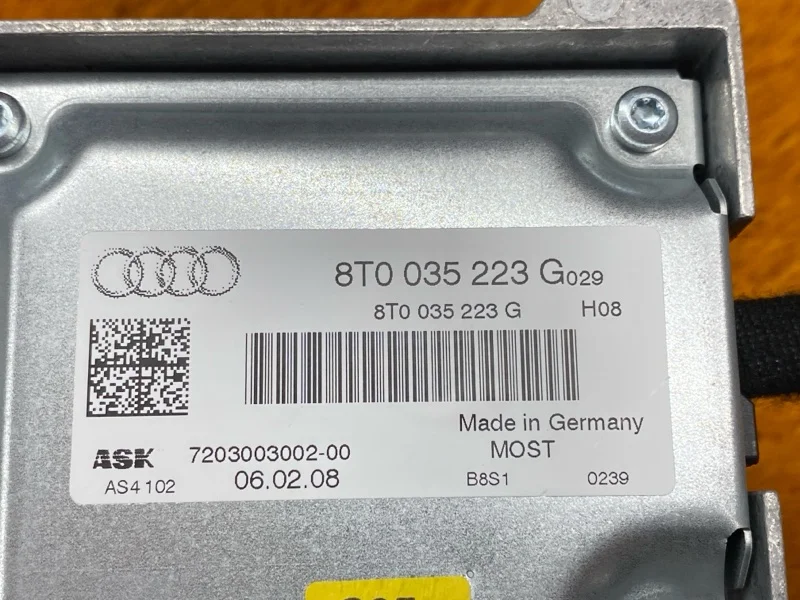 Усилитель звука Audi A4 B8/8K CAB 2008 - миниатюра 4