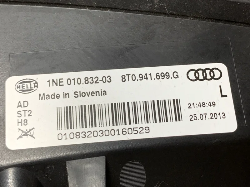 Фара противотуманная левая Audi A5 8T CDNC - миниатюра 10