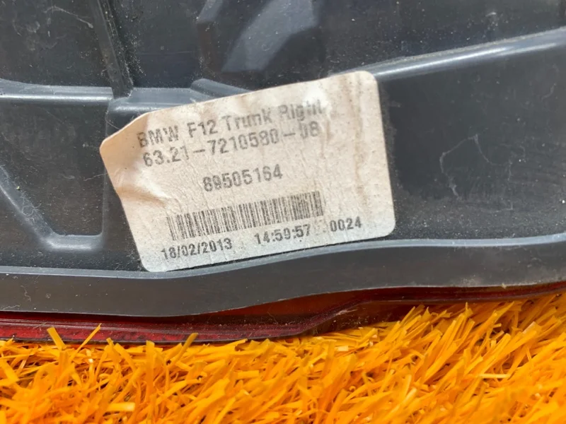 Фонарь крышки багажника правый BMW 6-Series F06 - миниатюра 7