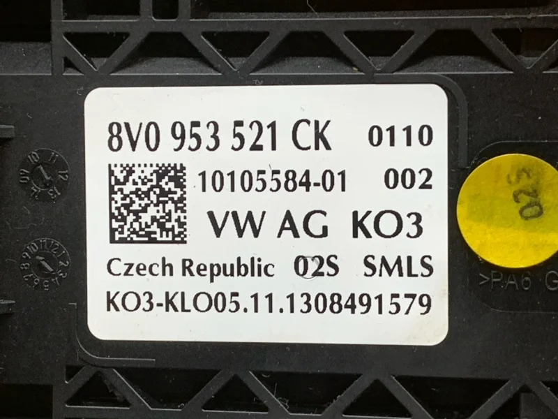 Подрулевой переключатель Audi A3 8V CXS 2013 - миниатюра 8