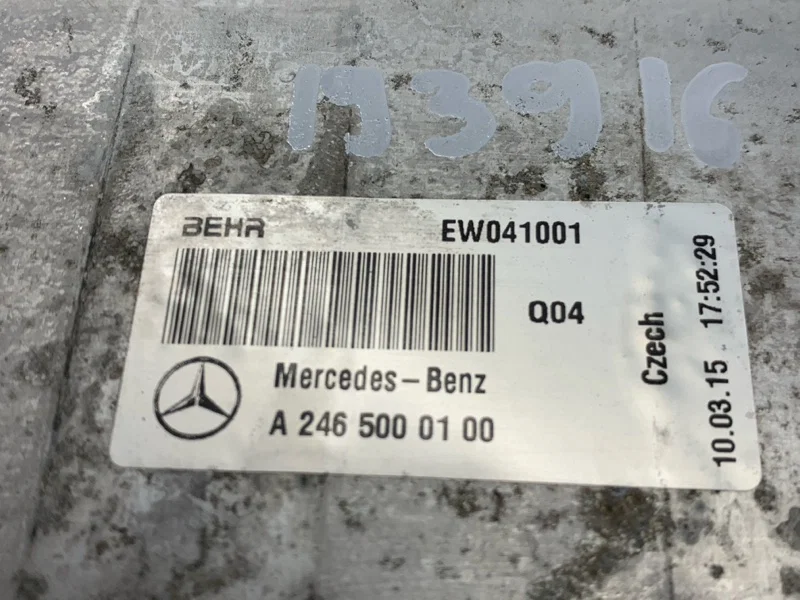 Интеркулер Mercedes-Benz A-class W176 270.910 2015 - миниатюра 7