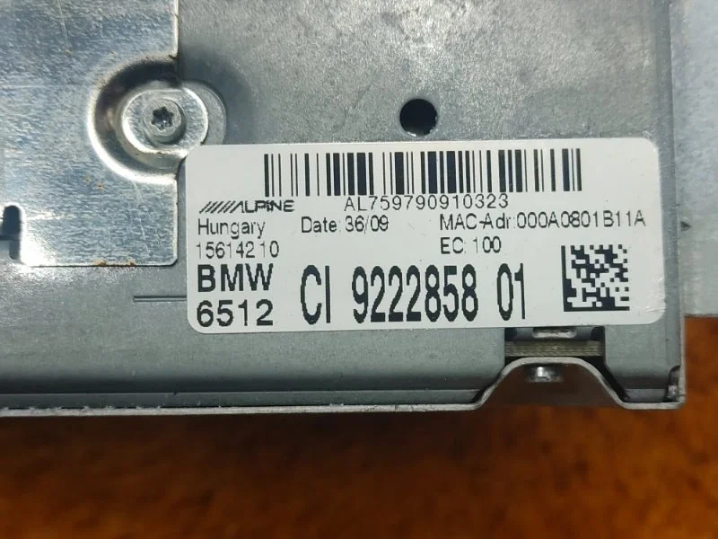 Магнитола BMW X5 E70 N52B30A 2009 - миниатюра 7