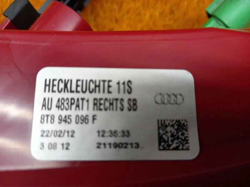 Фонарь задний правый Audi A5 8T CDN 2012 - миниатюра 9