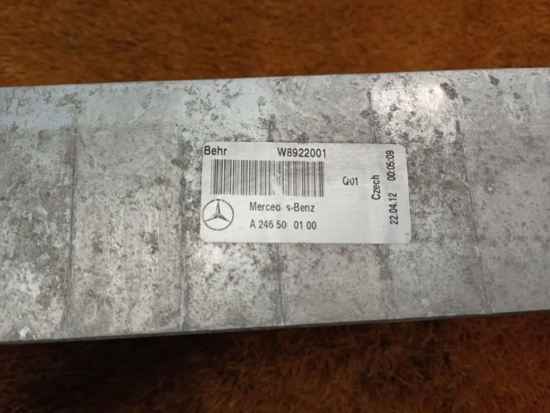 Интеркулер Mercedes-Benz B-class W246 270.910 2012 - миниатюра 10