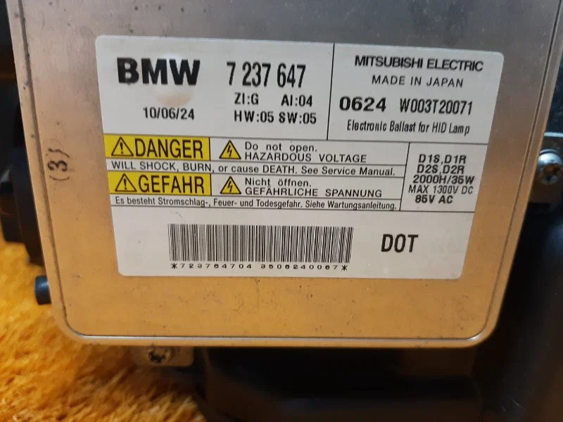 Фара правая BMW 5-Series F10 N52B25A 2010 - миниатюра 9