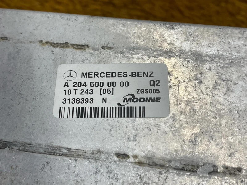 Интеркулер Mercedes-Benz C-Class C204 - миниатюра 10