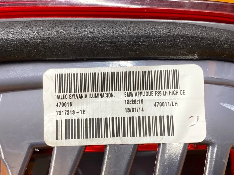 Фонарь крышки багажника левый BMW X3 F25 N47D20C - миниатюра 8