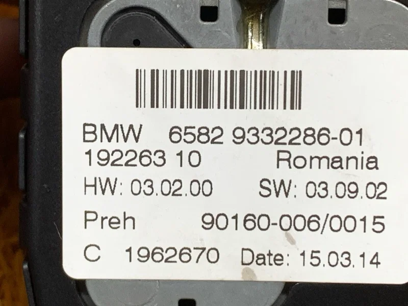 Джойстик мультимедиа BMW X5 F15 N55B30A 2014 - миниатюра 9
