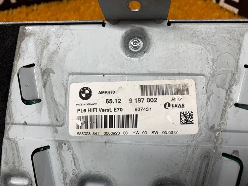Усилитель звука BMW X5 E70 N52B30A 2009 - миниатюра 4