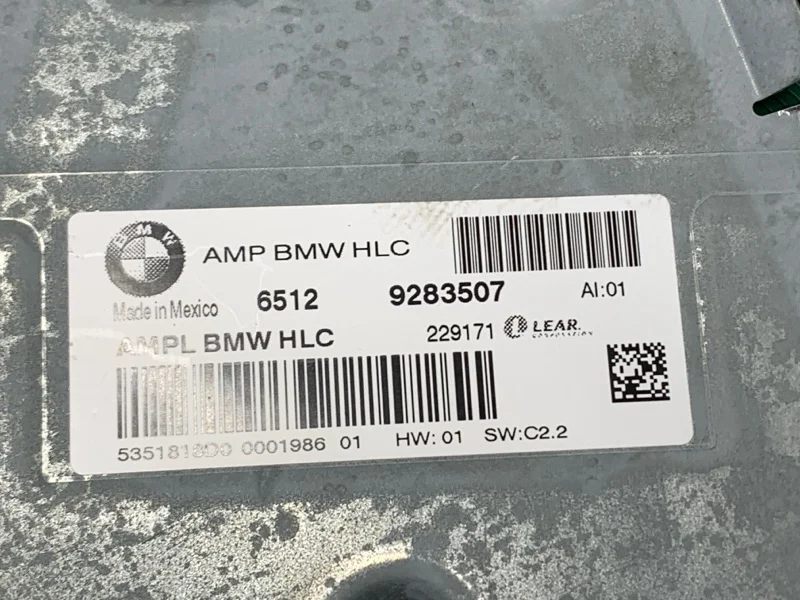 Усилитель звука BMW X3 F25 N55B30A 2012 - миниатюра 4