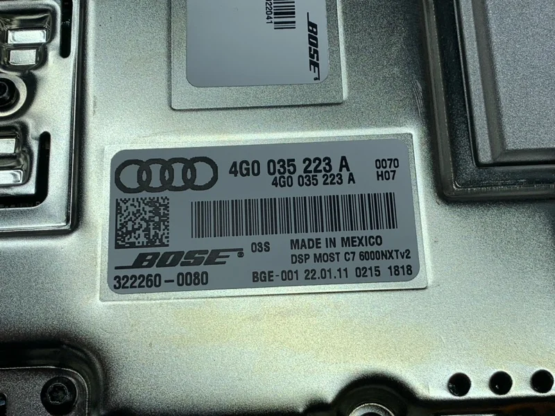 Усилитель звука Audi A7 4G CGW 2011 - миниатюра 5
