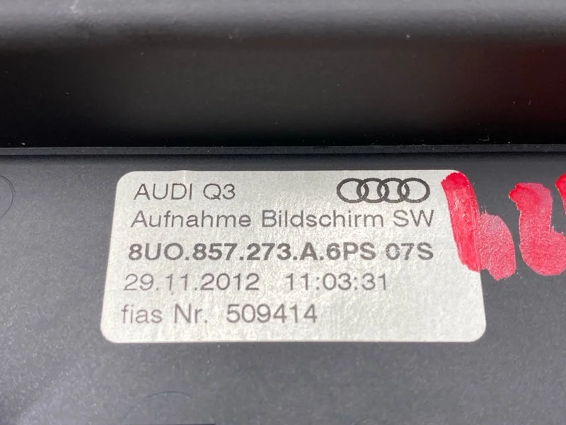 Монитор Audi Q3 8U CCZ 2013 - миниатюра 8
