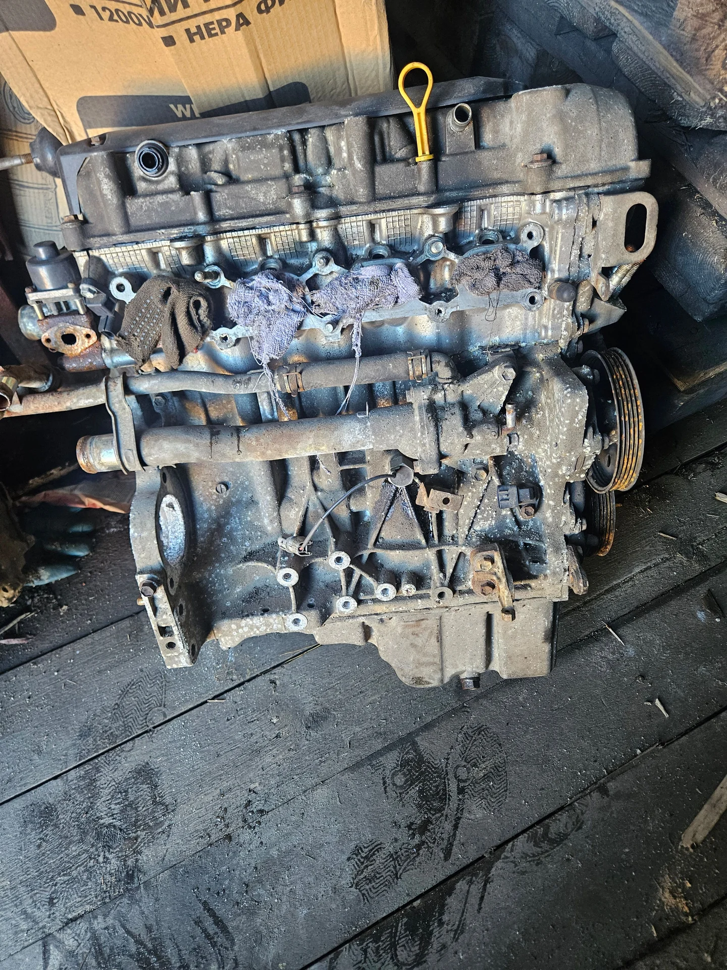 двигатель в сборе m16a suzuki sx4 - миниатюра 4