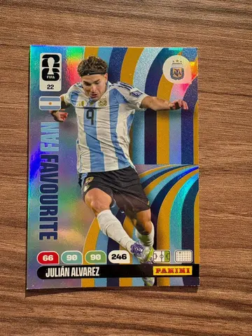 Карточка Panini Julian Alvarez