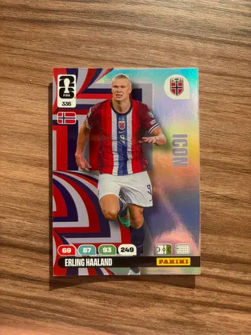 Карточка Panini Erling Haaland