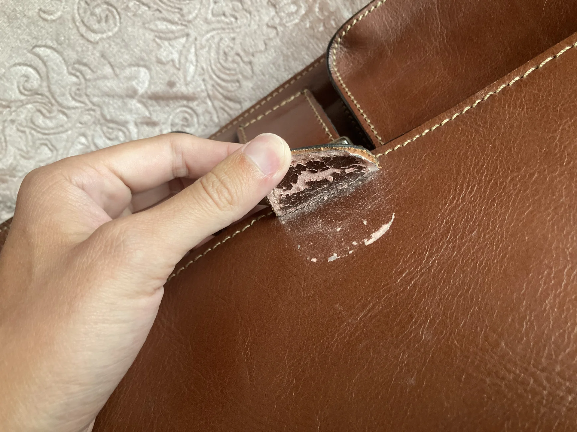Massimo Dutti кожаный портфель винтаж - миниатюра 6