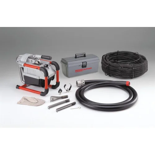 Аппарат со спиралями для прочистки засоров канализации RIDGID K-60SP-SE (д/труб до 150мм)