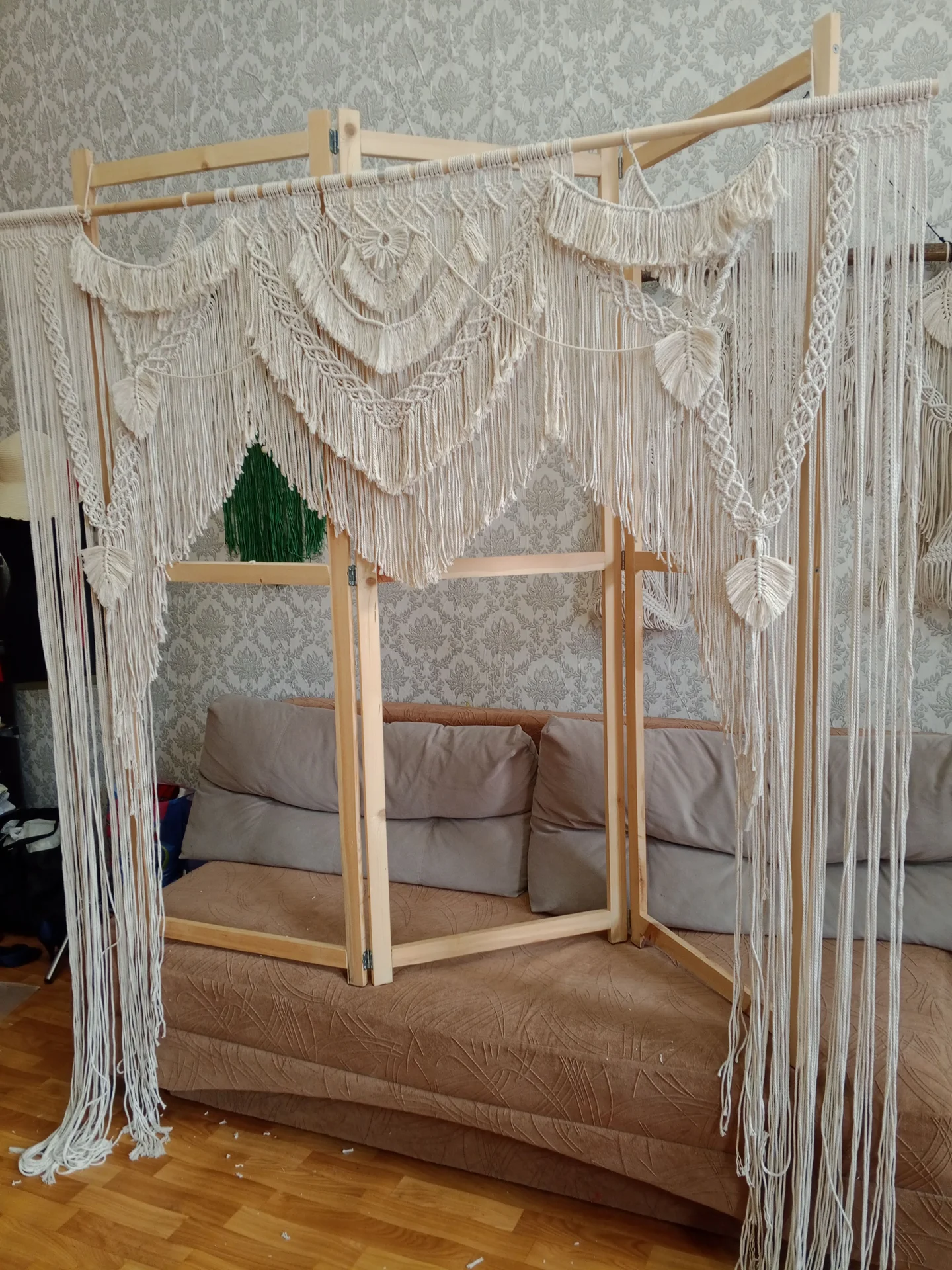 Штора макраме 1,8*2,4 - миниатюра 4