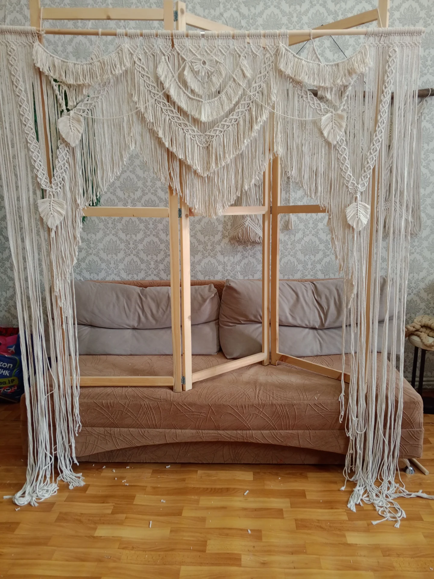 Штора макраме 1,8*2,4 - миниатюра 5