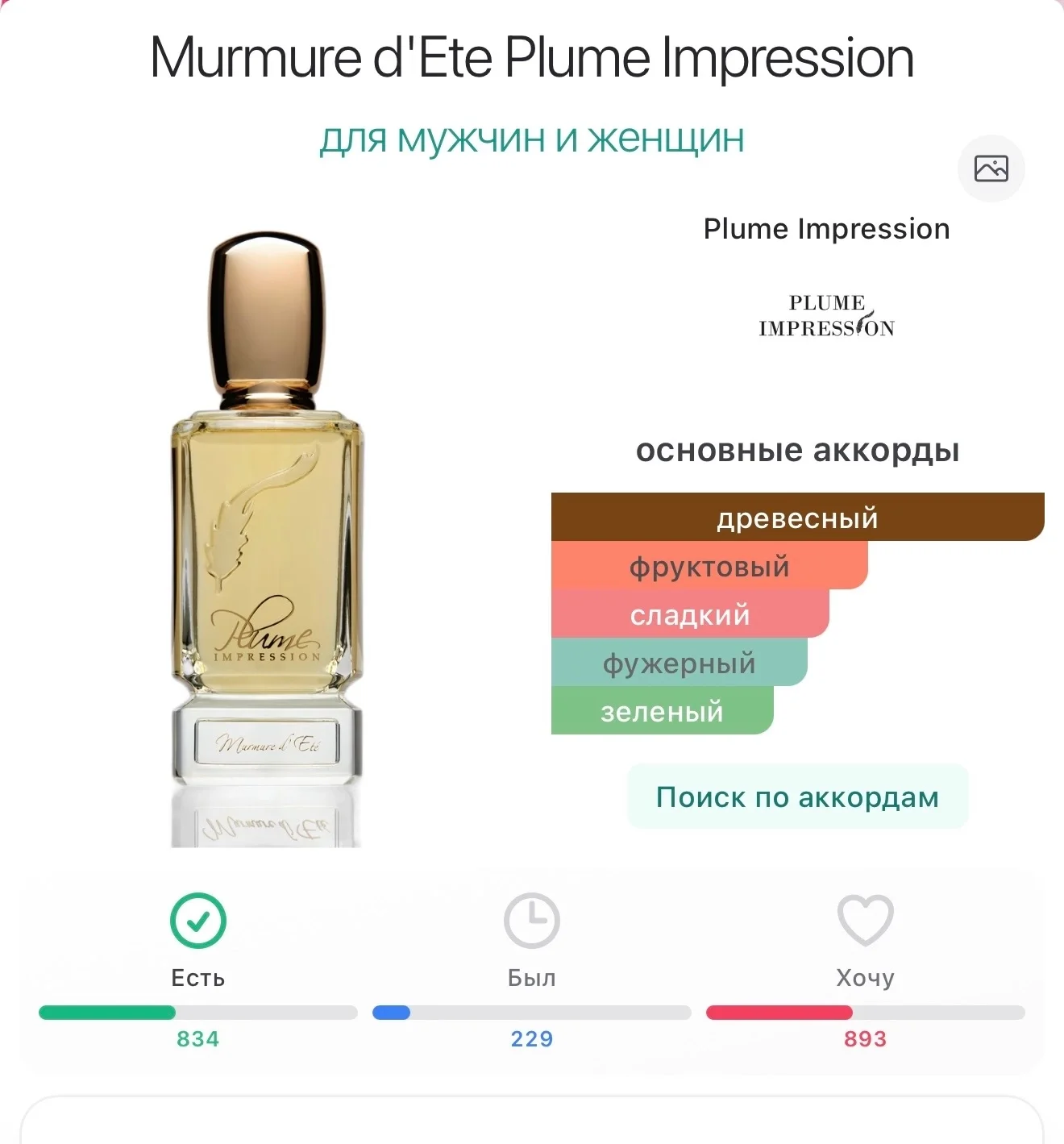 Murmure Plume Impression распив ниша парфюм - миниатюра 4