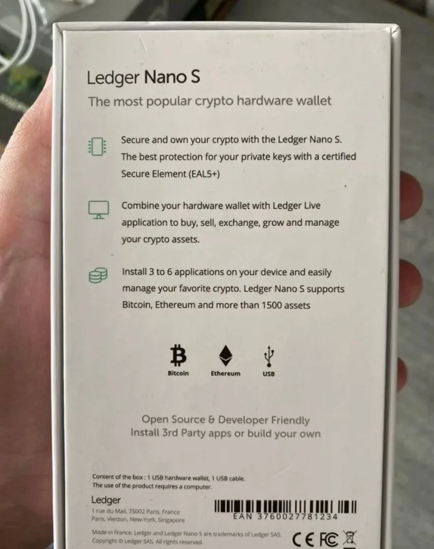 Холодный кошелек Ledger nano S - миниатюра 4
