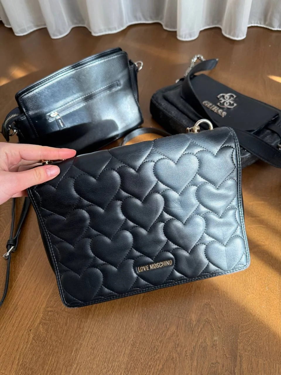 Сумка женская guess, love moschino, mascotte - миниатюра 5