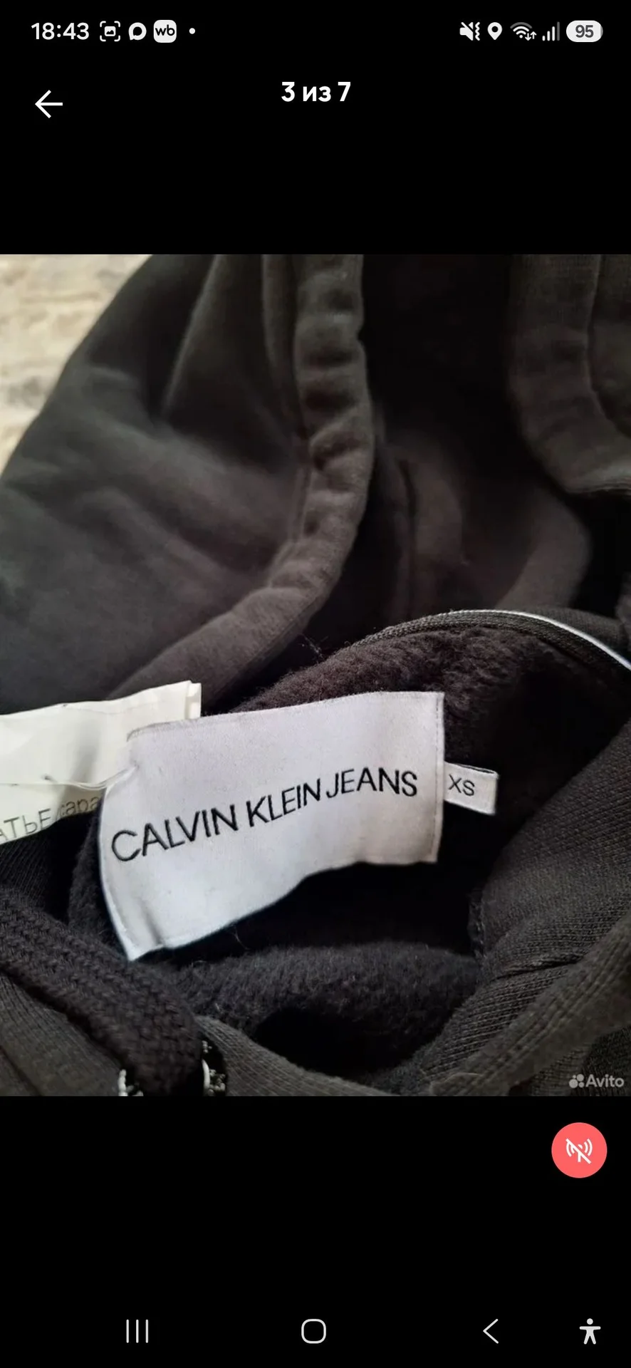 худи 40-42р Calvin Klein - миниатюра 3