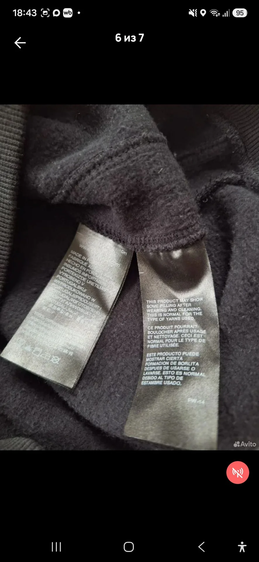 худи 40-42р Calvin Klein - миниатюра 6