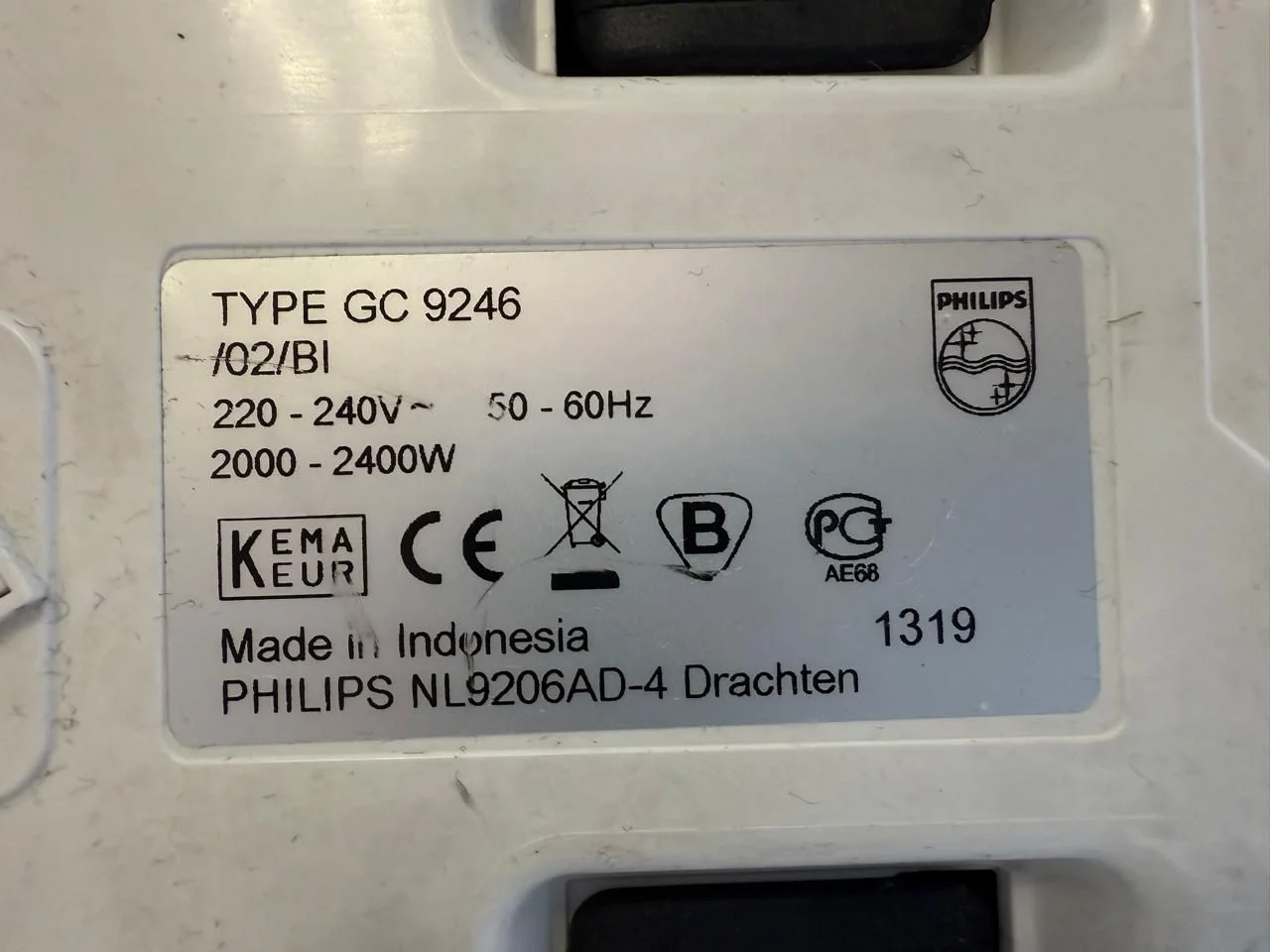 Парогенератор philips GC 9246 - миниатюра 6
