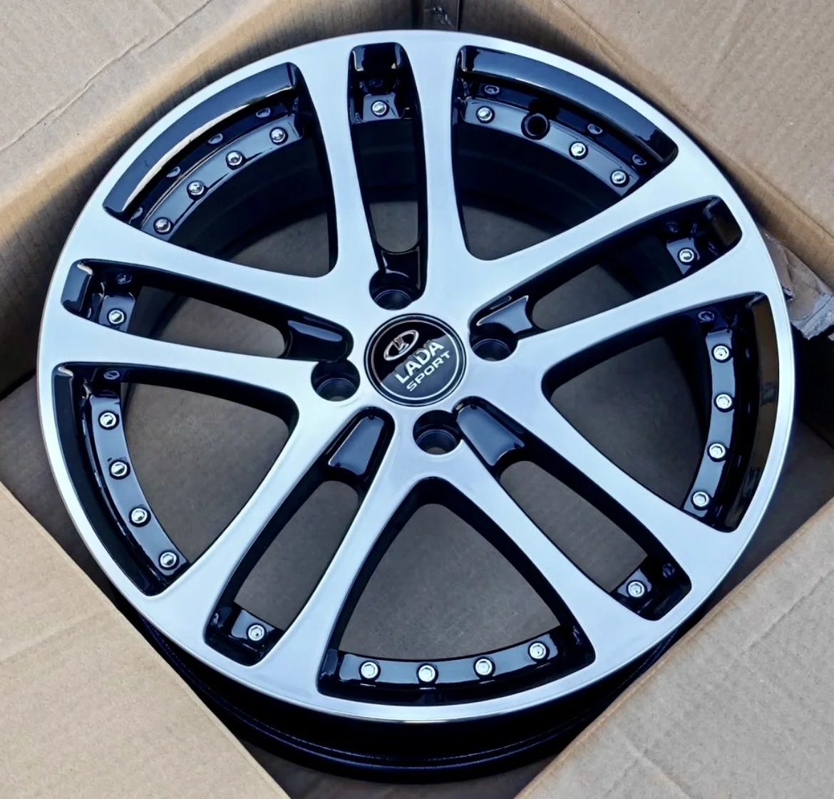 литые диски r15 4x98 LADA ВАЗ рельсы - миниатюра 5