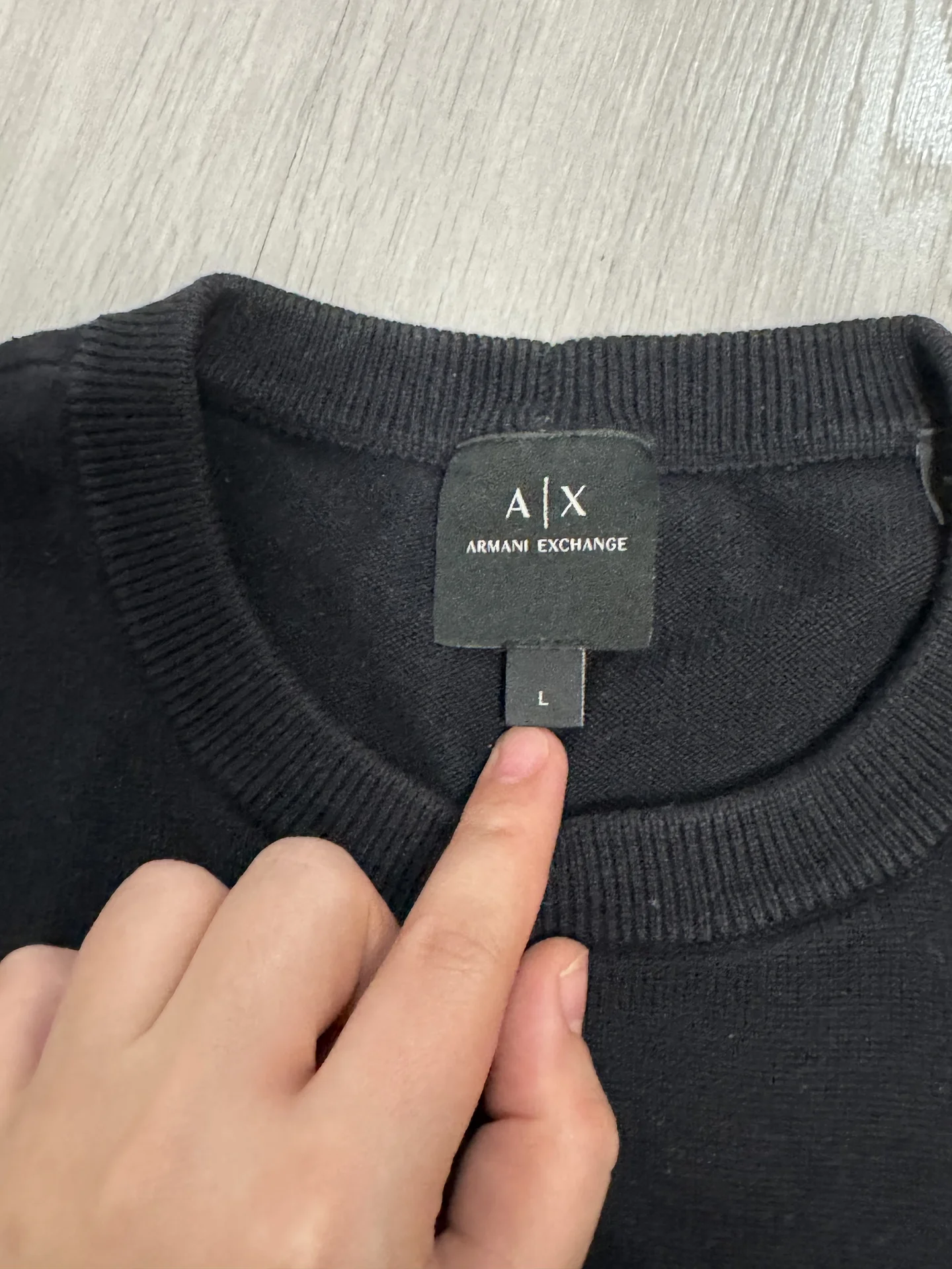 🏷️ Оригинальный мужской джемпер Armani Exchange ( - миниатюра 2
