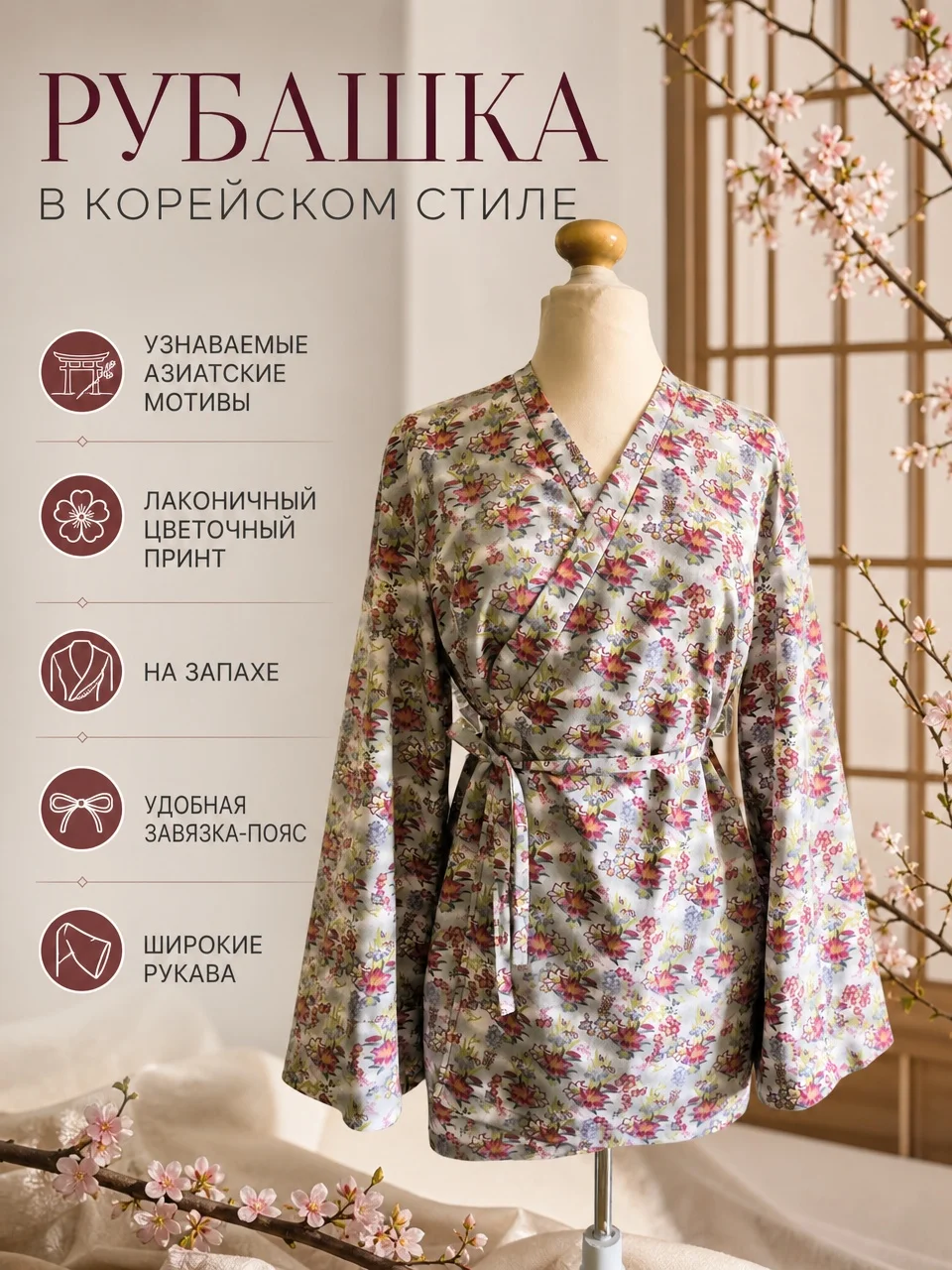 Рубашка в корейском стиле - изображение 1