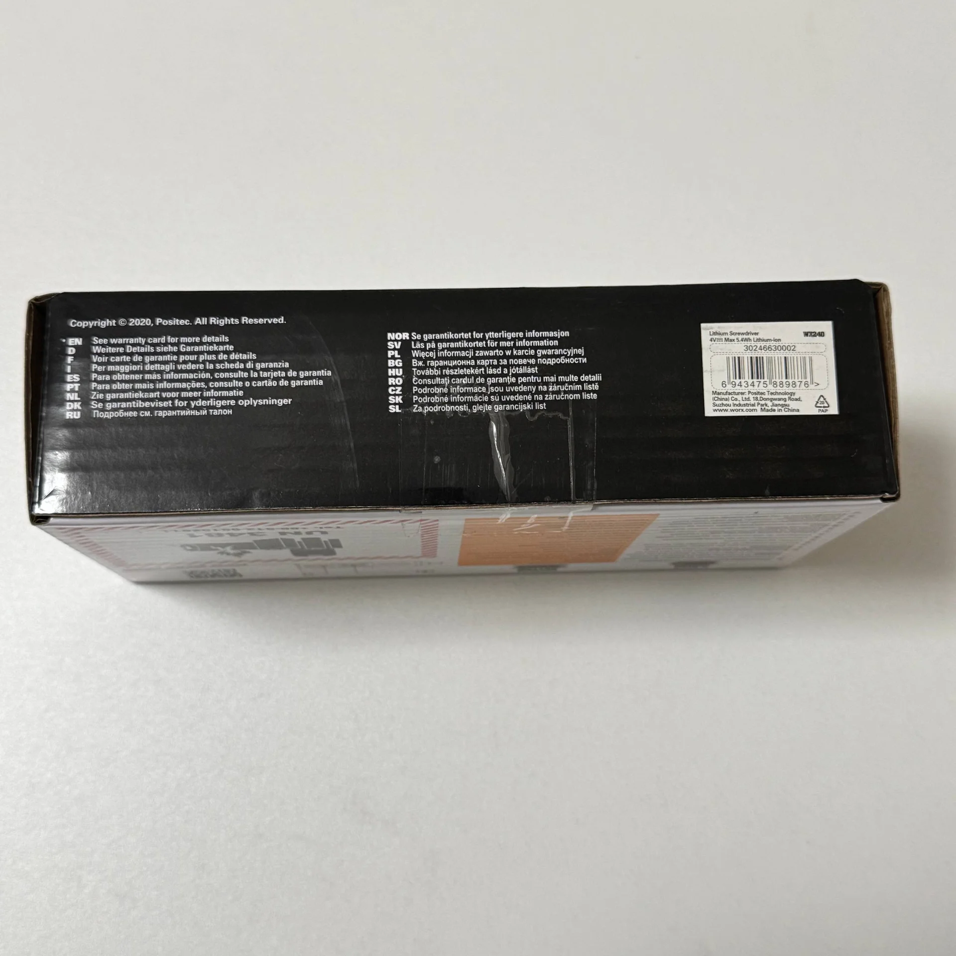 Отвертка аккумуляторная Worx WX240, 4В, 5Нм - миниатюра 3