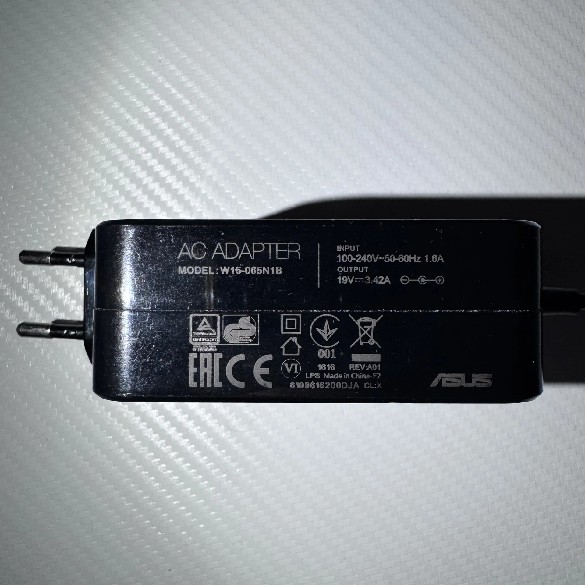 Оригинальная зарядка для ноутбука Asus W15-065N1B - миниатюра 2